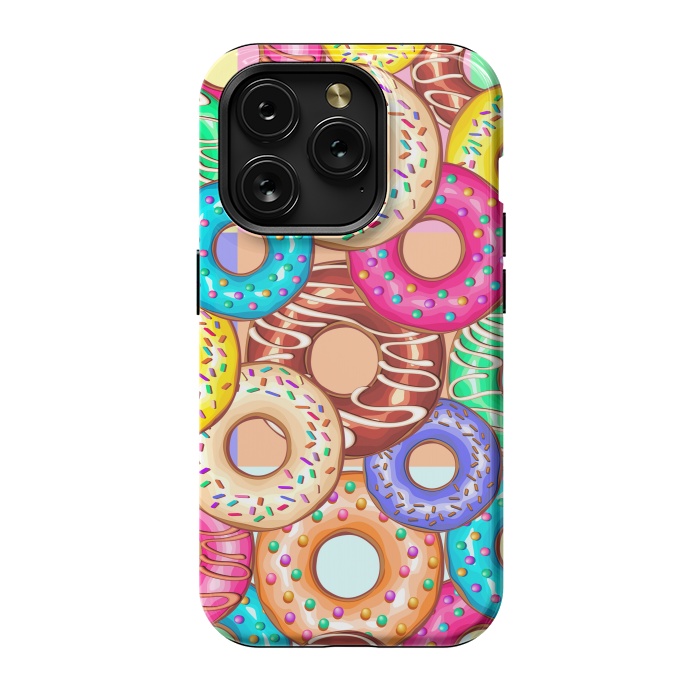 iPhone 15 Pro StrongFit Donuts Punchy Pastel flavours by BluedarkArt