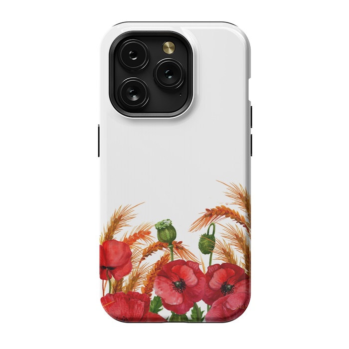 iPhone 15 Pro StrongFit Summer Poppy Field by  Utart
