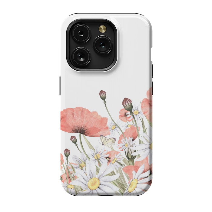 iPhone 15 Pro StrongFit Summer Poppy and Camomile Field by  Utart