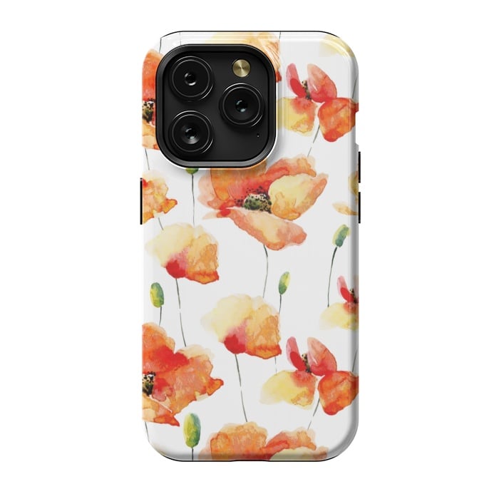 iPhone 15 Pro StrongFit Poppies Forever by  Utart