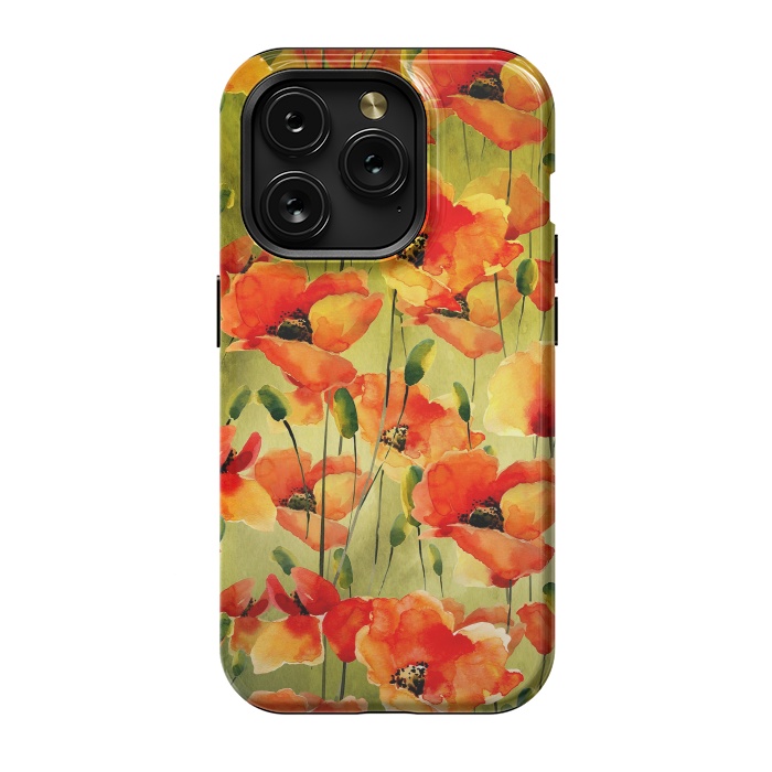 iPhone 15 Pro StrongFit Poppy Fields forever by  Utart