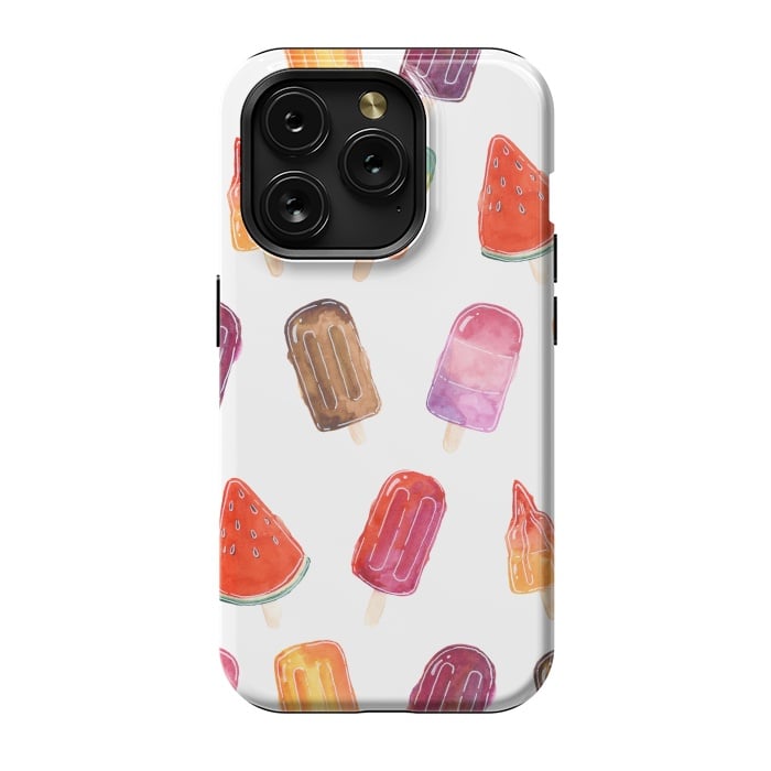 iPhone 15 Pro StrongFit Summer Popsicle Print by Becky Starsmore