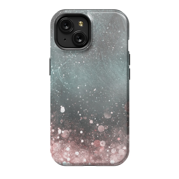 iPhone 15 StrongFit Pink Sparkle 2 by Andrea Haase