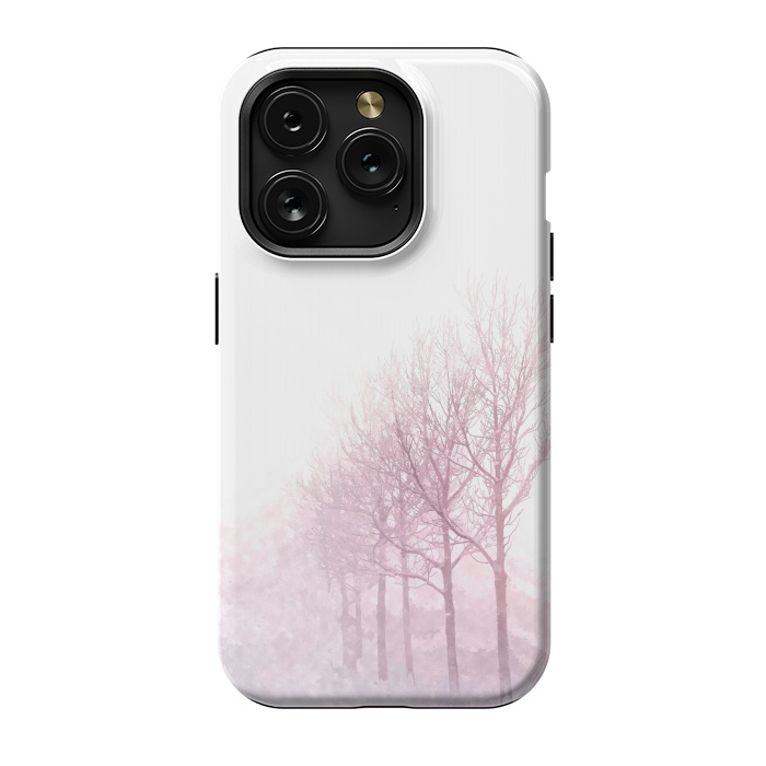 iPhone 15 Pro StrongFit Pink Trees by Alemi