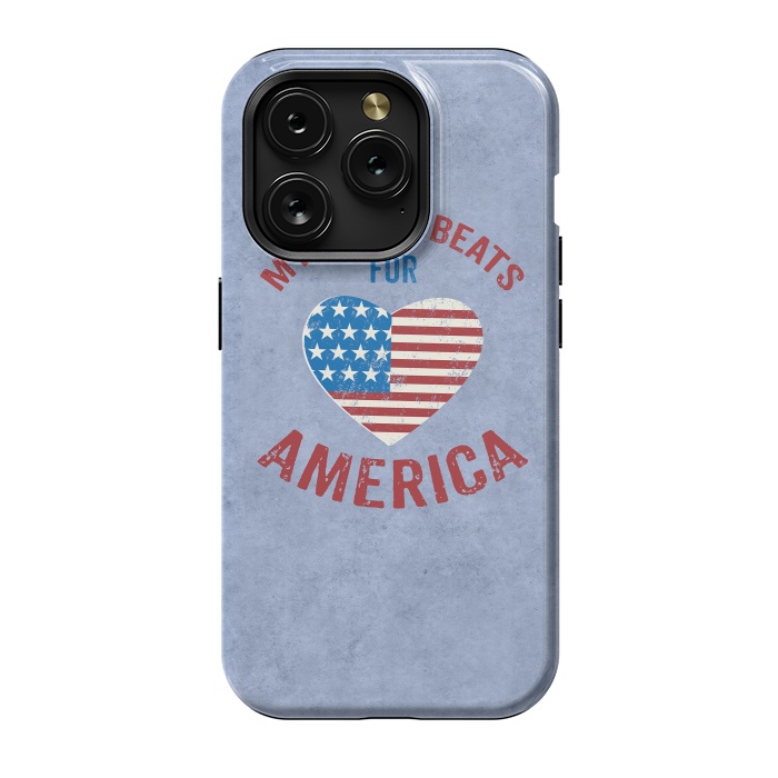 iPhone 15 Pro StrongFit My Heart For America  by Andrea Haase