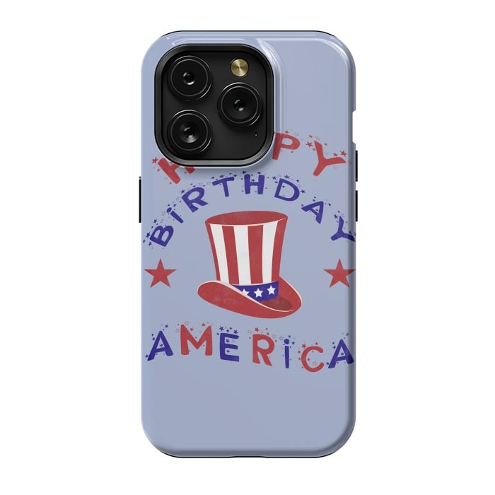 iPhone 15 Pro StrongFit Happy Birthday America 4th July by Andrea Haase