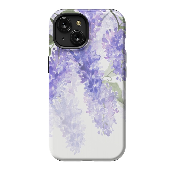 iPhone 15 StrongFit Wisteria in the Summer Garden by  Utart