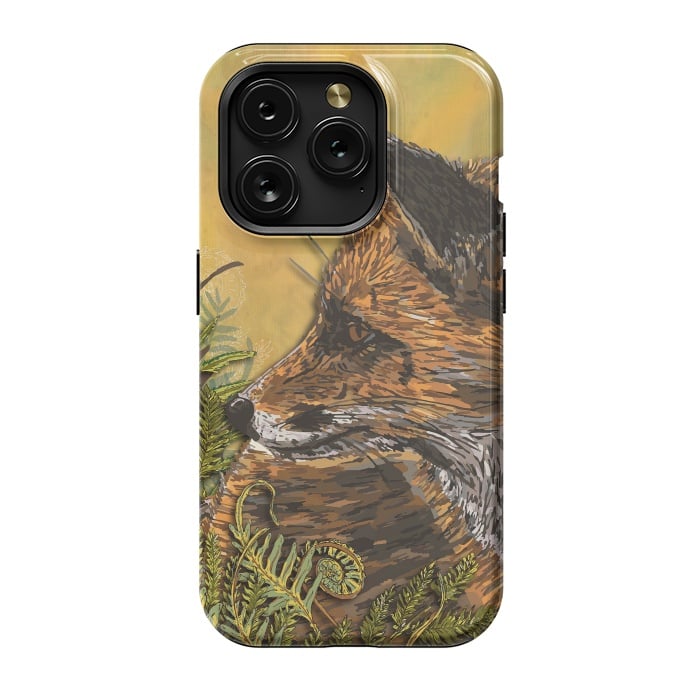 iPhone 15 Pro StrongFit Ferny Fox by Lotti Brown