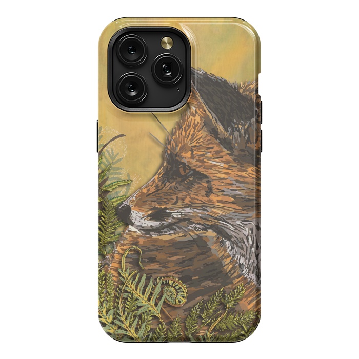 iPhone 15 Pro Max StrongFit Ferny Fox by Lotti Brown