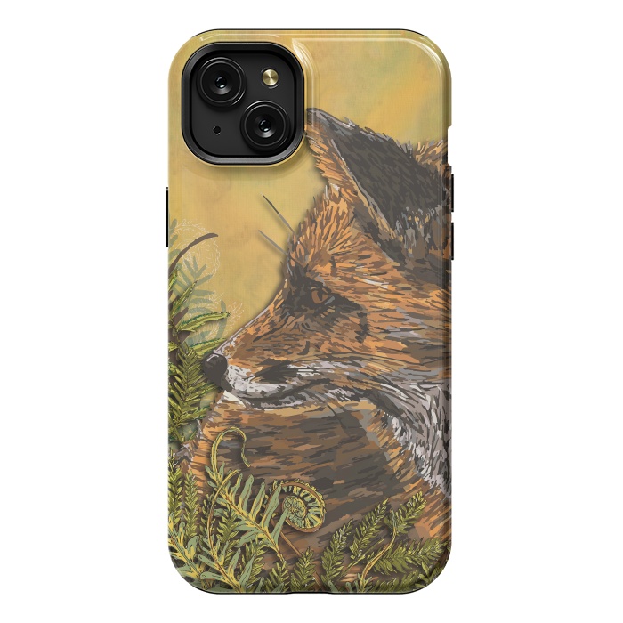 iPhone 15 Plus StrongFit Ferny Fox by Lotti Brown