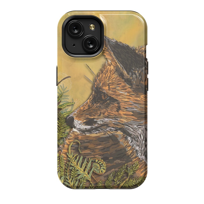 iPhone 15 StrongFit Ferny Fox by Lotti Brown