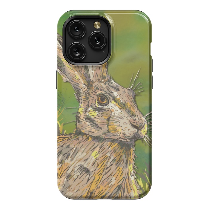 iPhone 15 Pro Max StrongFit Summer Hare by Lotti Brown