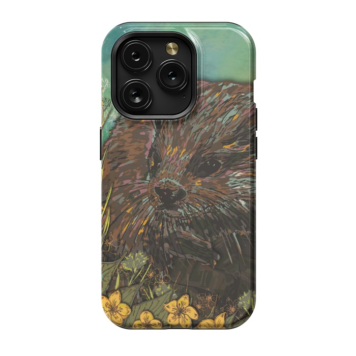 iPhone 15 Pro StrongFit Otter by Lotti Brown
