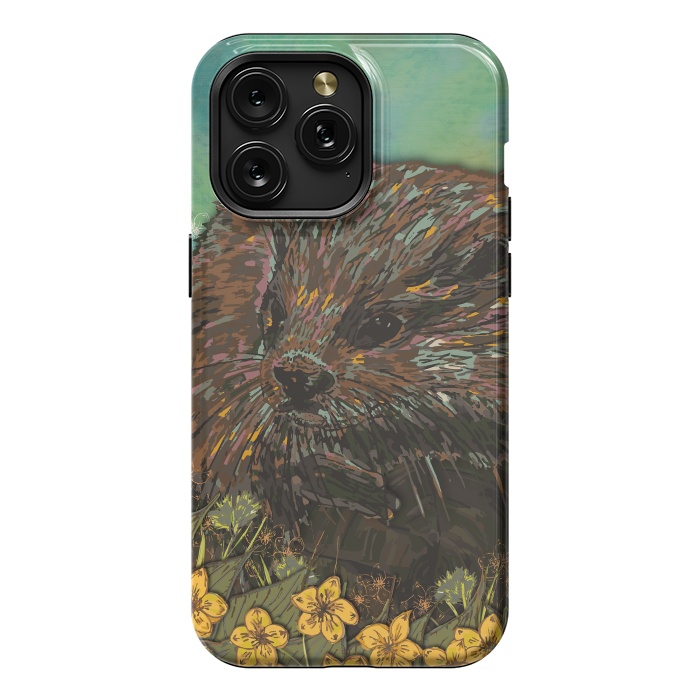 iPhone 15 Pro Max StrongFit Otter by Lotti Brown