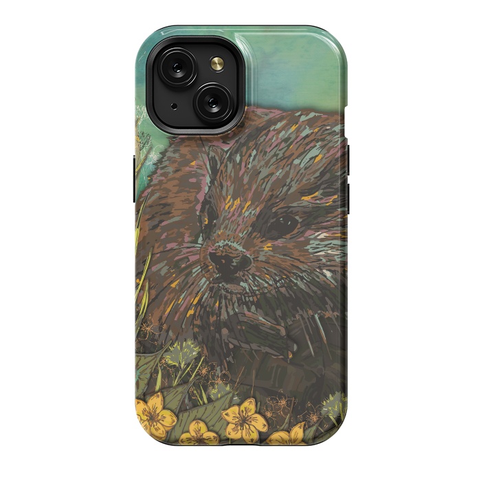 iPhone 15 StrongFit Otter by Lotti Brown