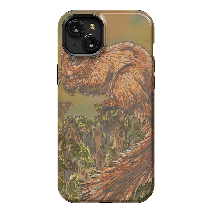 iPhone 15 Plus StrongFit September Squirrel by Lotti Brown