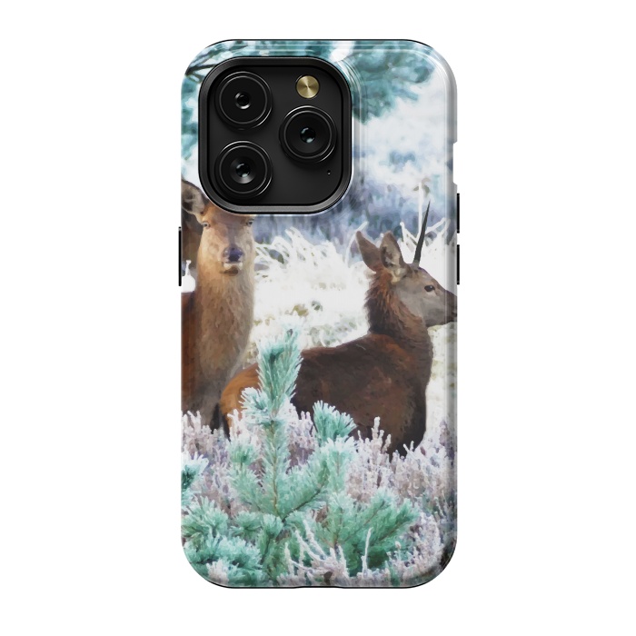 iPhone 15 Pro StrongFit Unicorn Deer by Uma Prabhakar Gokhale