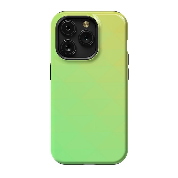 iPhone 15 Pro StrongFit yellow green shades by MALLIKA