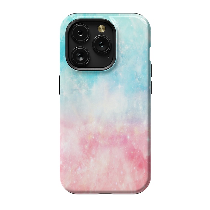 iPhone 15 Pro StrongFit Blue pink galaxy by Jms