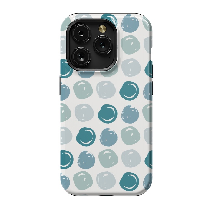 iPhone 15 Pro StrongFit Little Circles by Creativeaxle