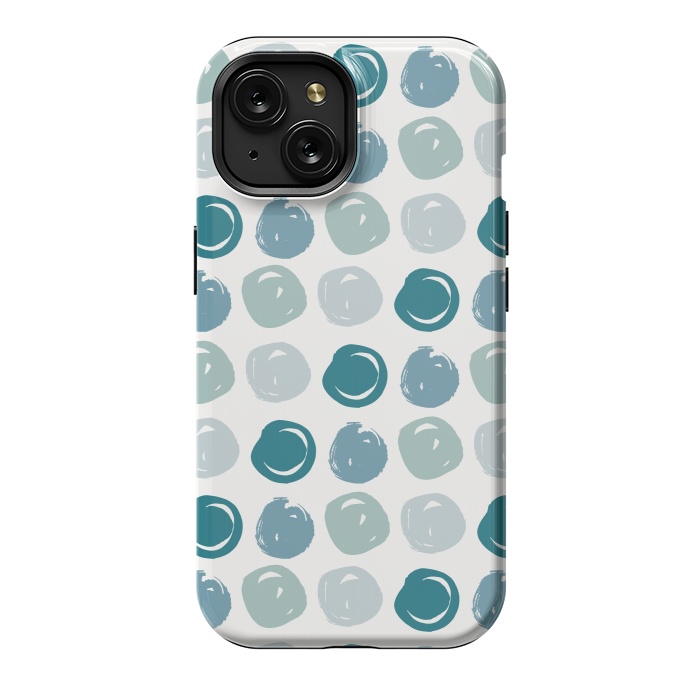 iPhone 15 StrongFit Little Circles by Creativeaxle