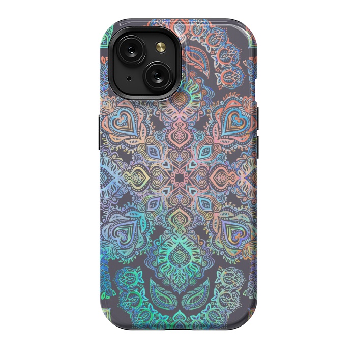iPhone 15 StrongFit Boho Intense by Micklyn Le Feuvre