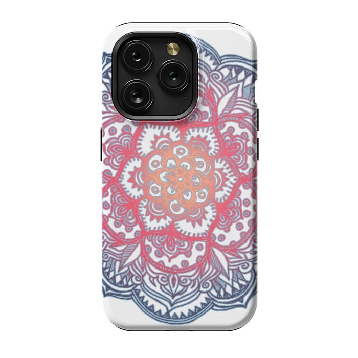iPhone 15 Pro StrongFit Radiant Medallion Doodle by Micklyn Le Feuvre