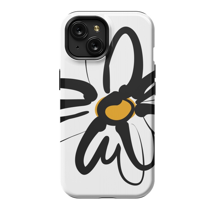 iPhone 15 StrongFit Doodle Daisy by Majoih