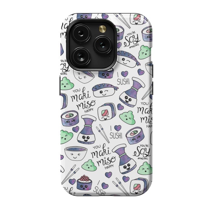 iPhone 15 Pro StrongFit Galaxy Sushi by gingerlique