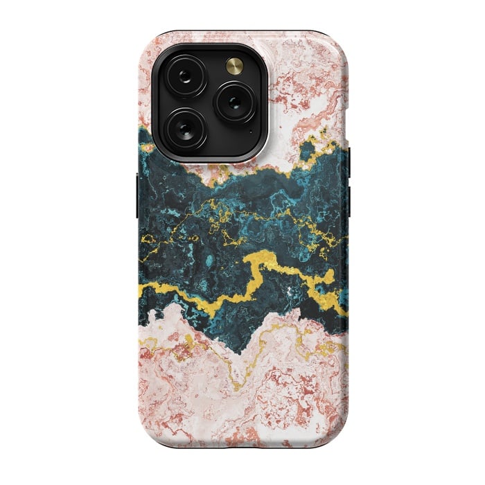 iPhone 15 Pro StrongFit Abstract Marble I by Art Design Works