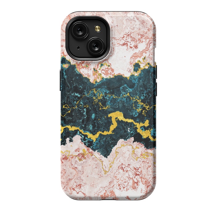 iPhone 15 StrongFit Abstract Marble I by Art Design Works