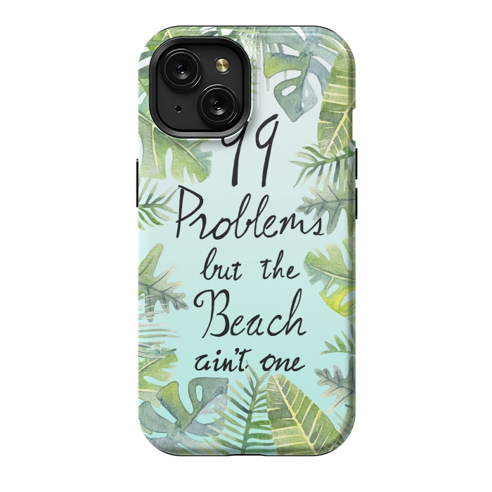 iPhone 15 StrongFit Tropical Chill by gingerlique