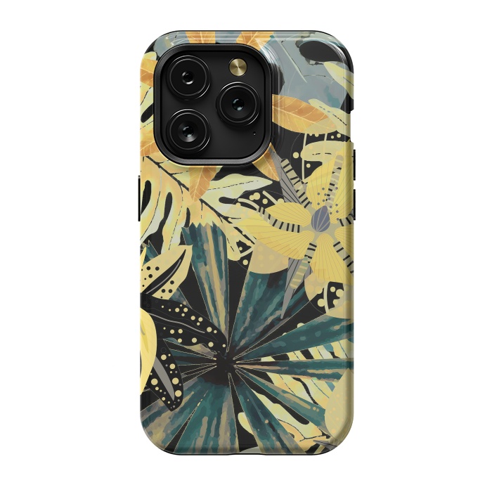 iPhone 15 Pro StrongFit Abstract Foliage Aloha Jungle  by  Utart