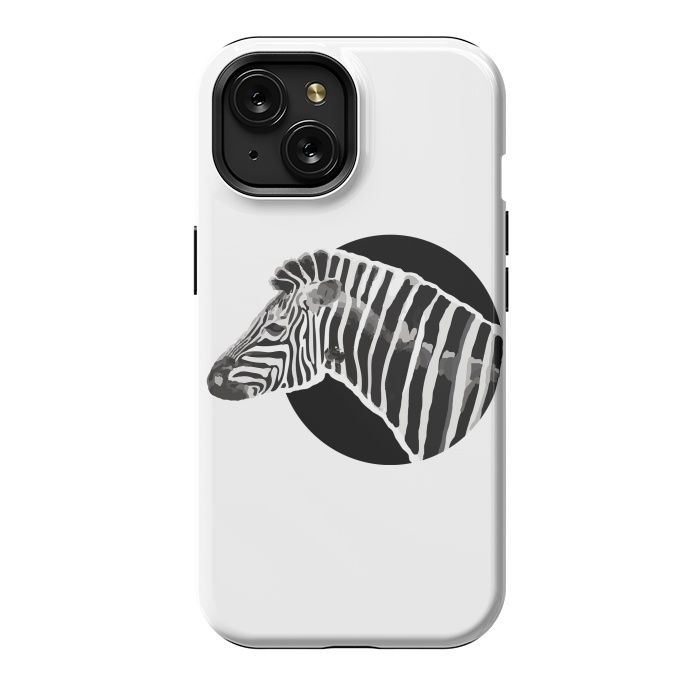 iPhone 15 StrongFit Zebra love by MUKTA LATA BARUA