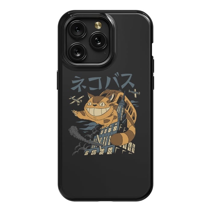 iPhone 15 Pro Max StrongFit Cat Bus Kong by Vincent Patrick Trinidad
