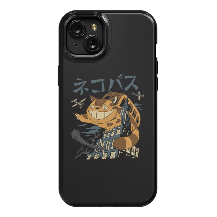 iPhone 15 Plus StrongFit Cat Bus Kong by Vincent Patrick Trinidad