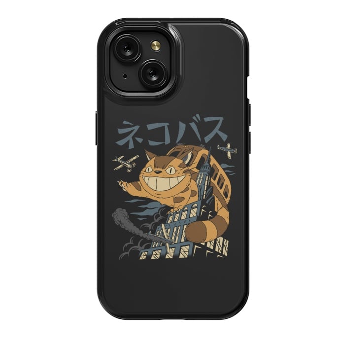 iPhone 15 StrongFit Cat Bus Kong by Vincent Patrick Trinidad