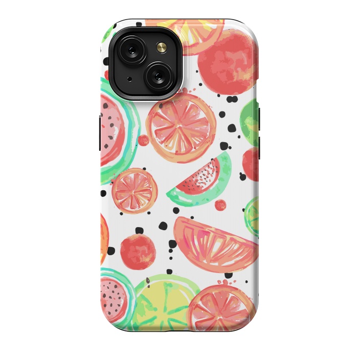 iPhone 15 StrongFit Summer Fruit Crush by MUKTA LATA BARUA