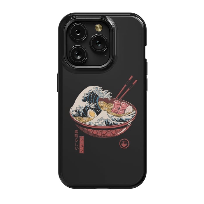 iPhone 15 Pro StrongFit Great Ramen Wave by Vincent Patrick Trinidad