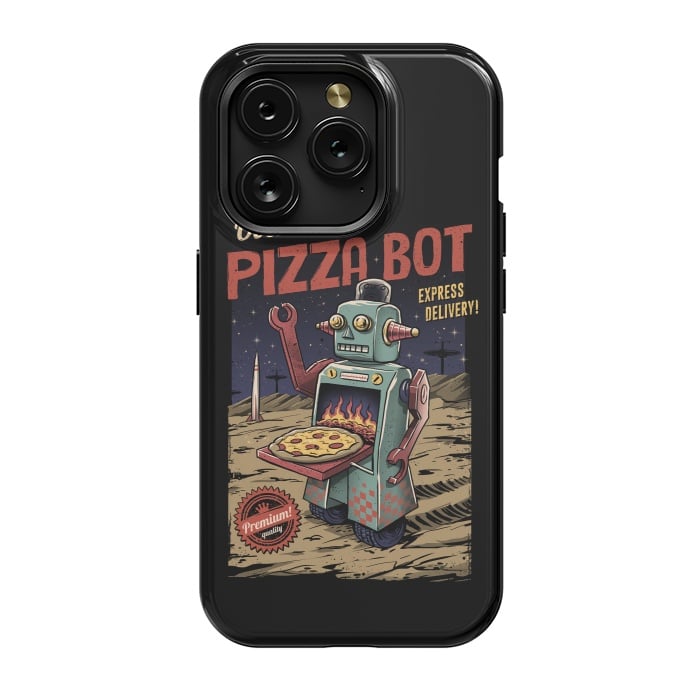iPhone 15 Pro StrongFit Pizza Bot by Vincent Patrick Trinidad