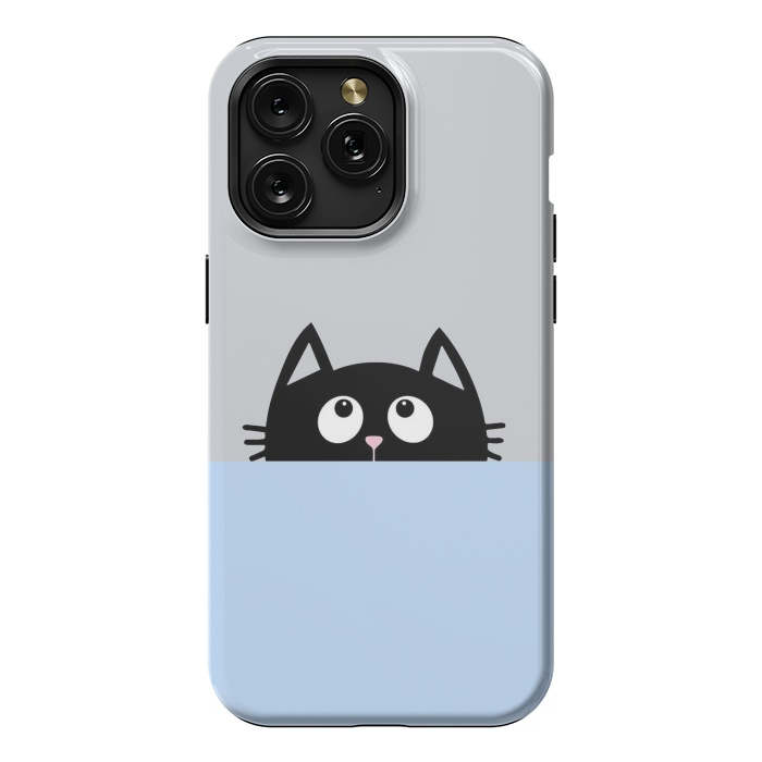 iPhone 15 Pro Max StrongFit peek a cat by Vincent Patrick Trinidad