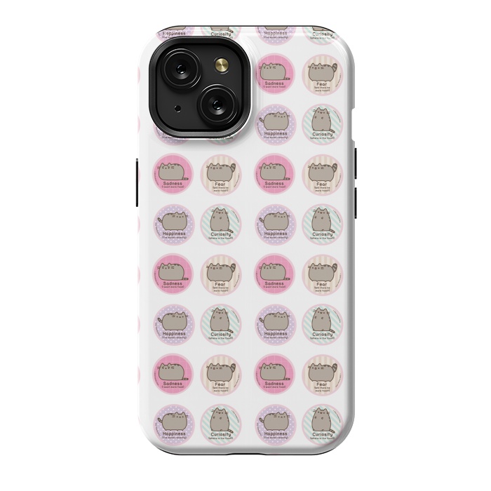 iPhone 15 StrongFit pusheen cat by Vincent Patrick Trinidad