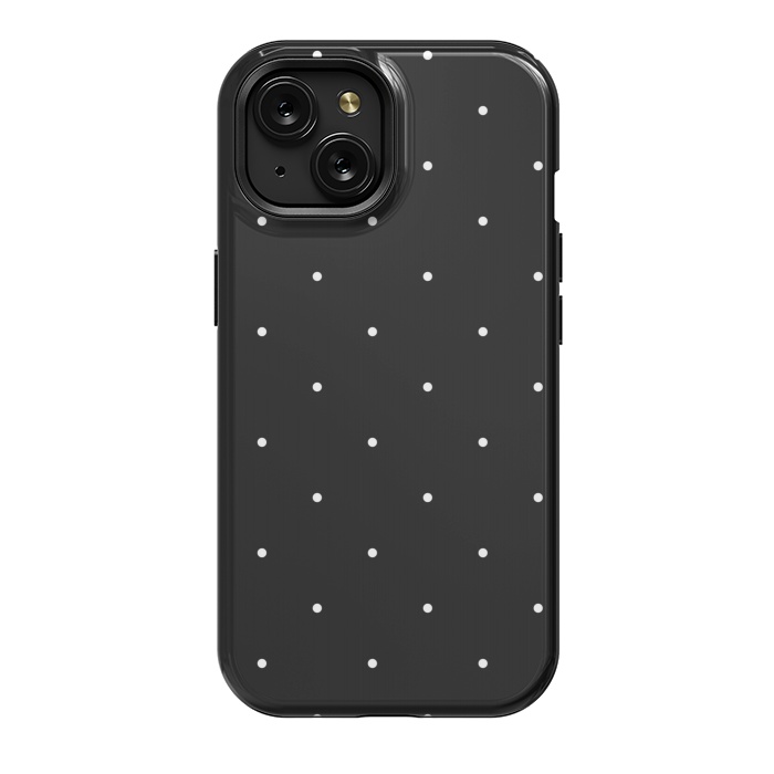 iPhone 15 StrongFit small dots by Vincent Patrick Trinidad