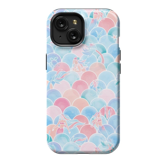 iPhone 15 StrongFit Bubbly Sunset Ocean by gingerlique