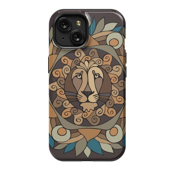 iPhone 15 StrongFit MandaLion by Majoih