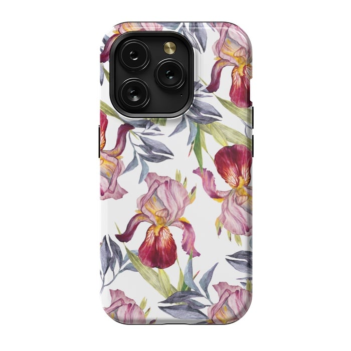 iPhone 15 Pro StrongFit Born in Flowers by Creativeaxle