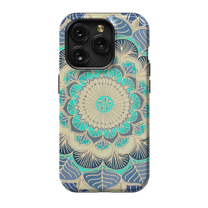 iPhone 15 Pro StrongFit Midnight Bloom by Micklyn Le Feuvre