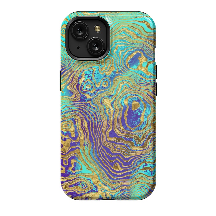 iPhone 15 StrongFit Abstract Marble IV by Art Design Works