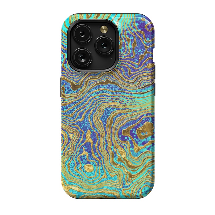iPhone 15 Pro StrongFit Abstract Marble III by Art Design Works