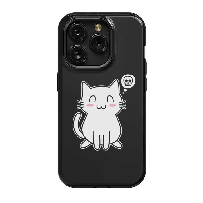 iPhone 15 Pro StrongFit My Lovely Kitty by Mitxel Gonzalez